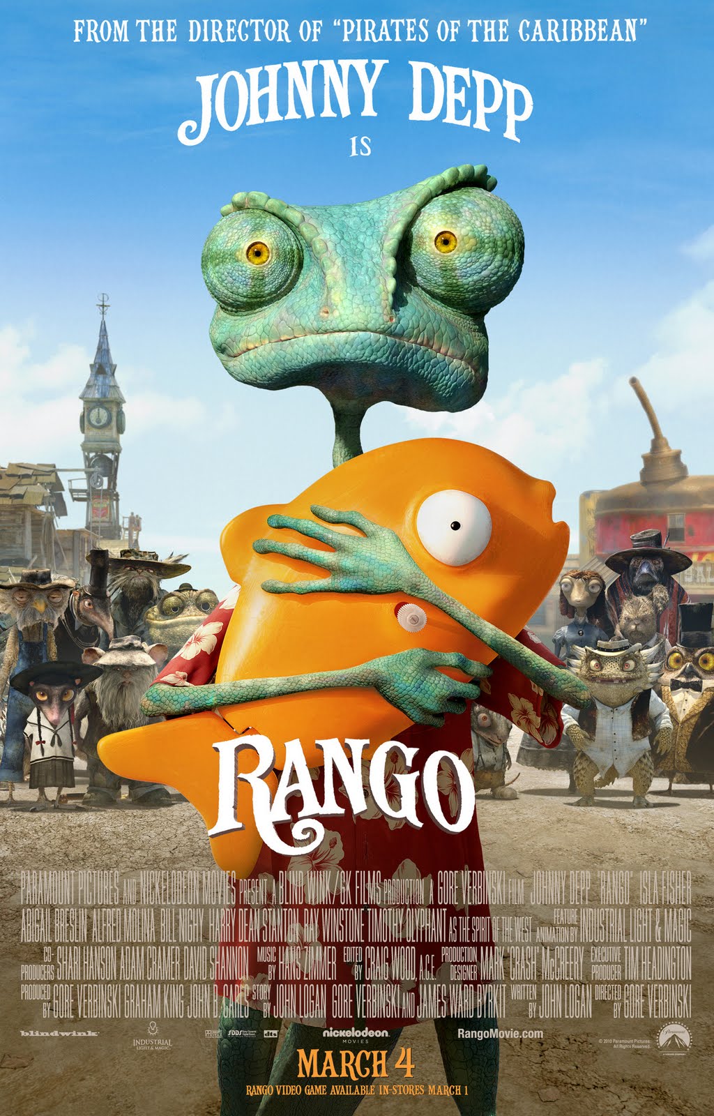 Rango movie poster